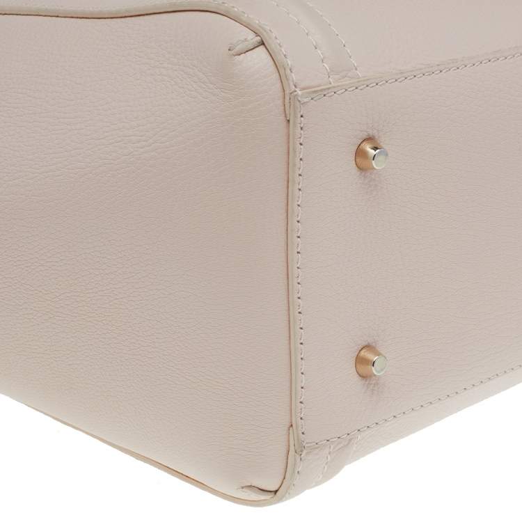 مملوكة مسبقًا Furla Light Pink Leather Medium College Tote