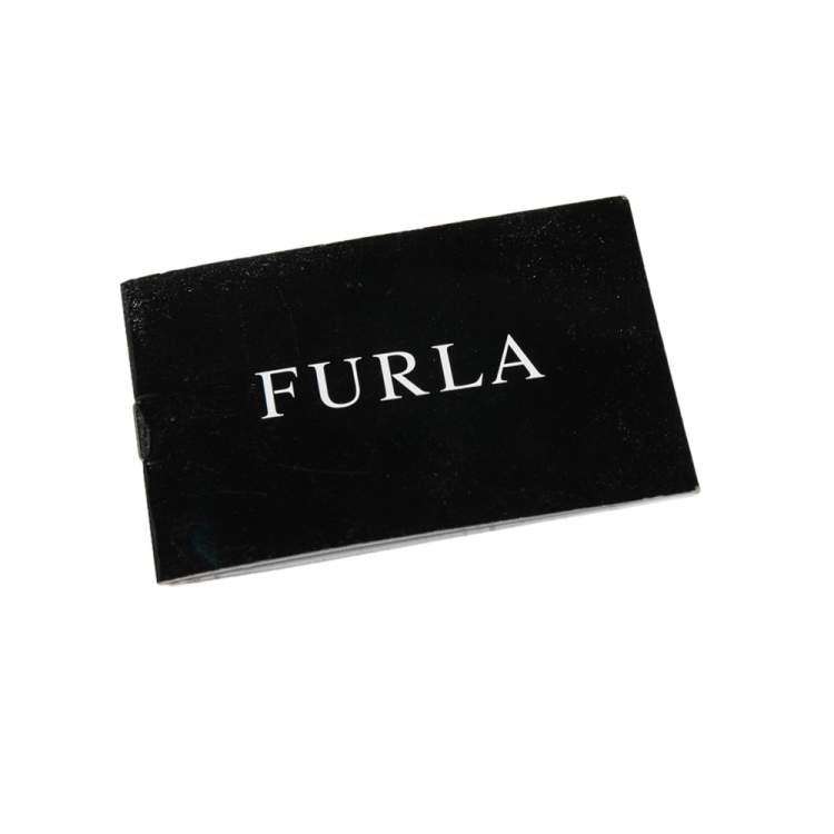 Pre Owned Furla Black Patent Leather Hobo