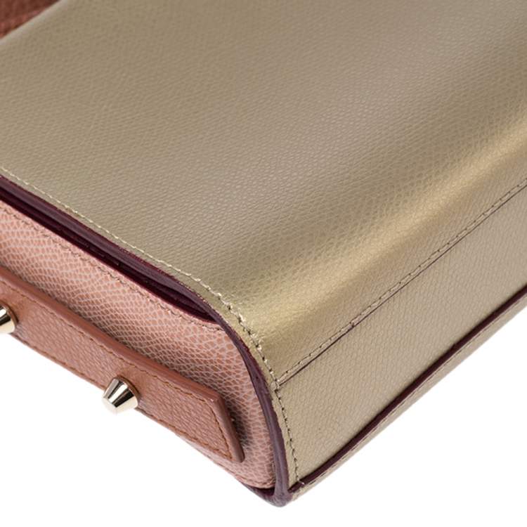 مملوكة مسبقًا  Furla Tri Color Leather Electra Ares Crossbody Bag