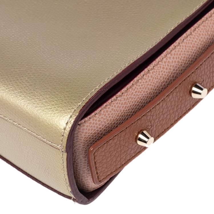 مملوكة مسبقًا  Furla Tri Color Leather Electra Ares Crossbody Bag