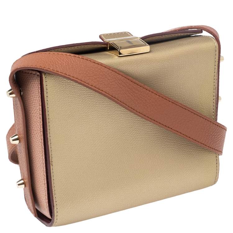 مملوكة مسبقًا  Furla Tri Color Leather Electra Ares Crossbody Bag