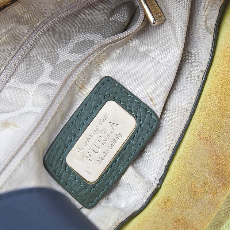 Pre Owned Furla Multicolor Leather Shoulder Bag