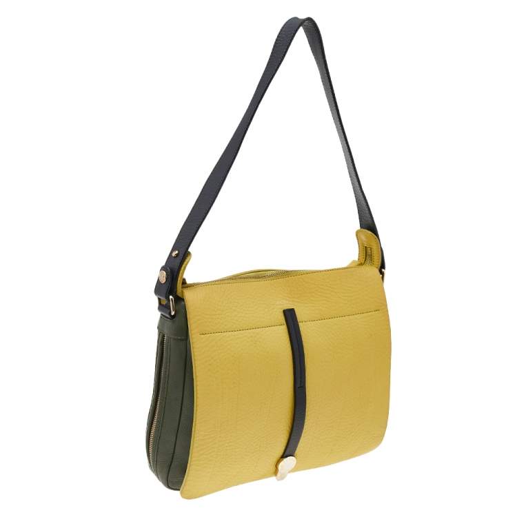 Pre Owned Furla Multicolor Leather Shoulder Bag