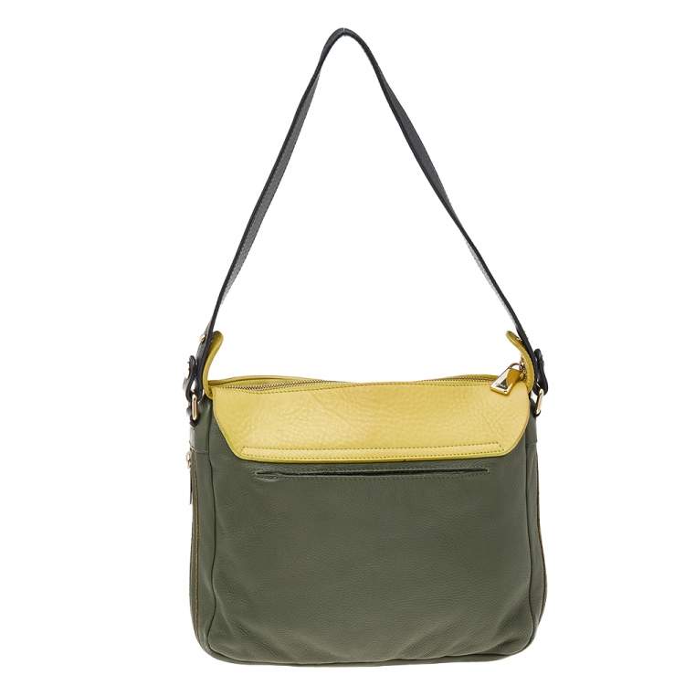 Pre Owned Furla Multicolor Leather Shoulder Bag