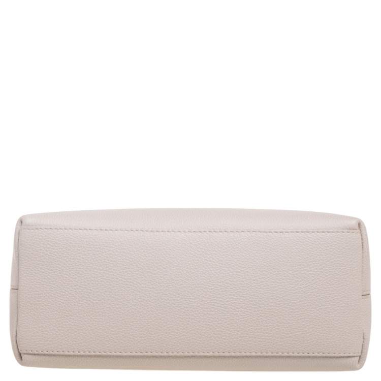 Pre Owned Furla Grey Leather Niki Top Handle Satchel
