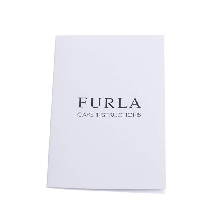 Pre Owned Furla Red Leather Mini Ginevra Shoulder Bag