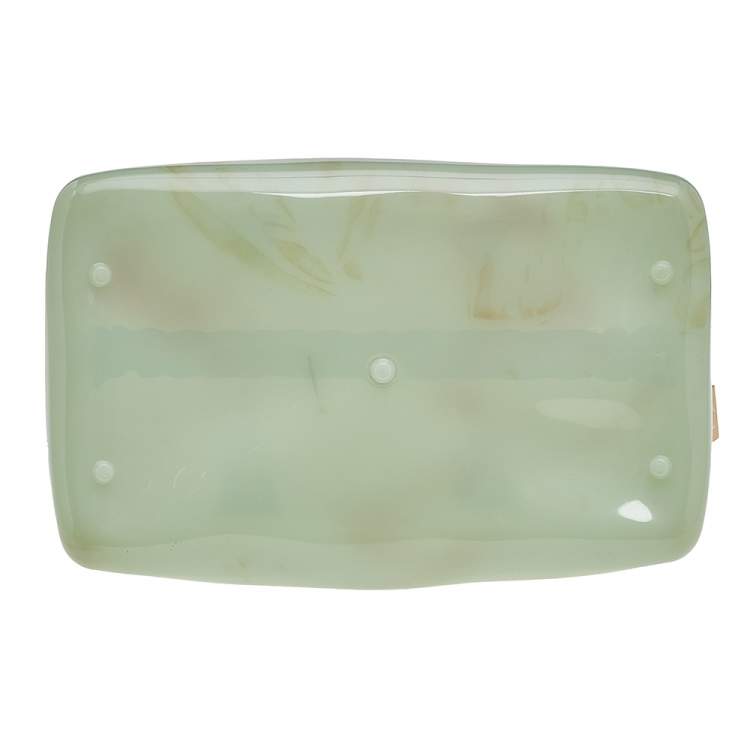 Pre Owned Furla Mint Green PVC Candy Satchel