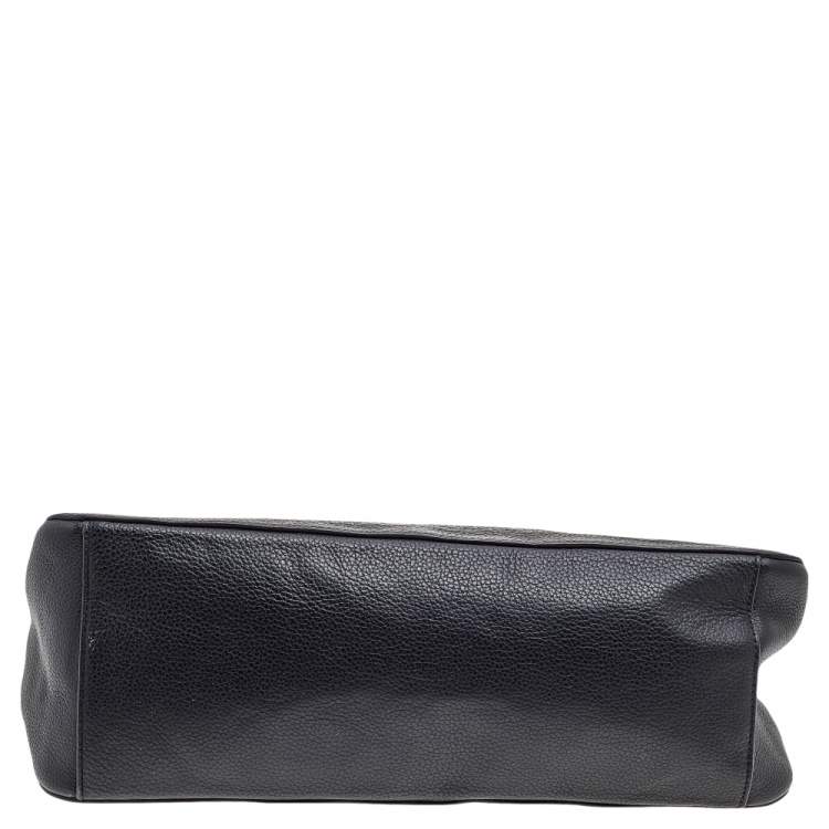 مملوكة مسبقًا Furla Black Leather Large Giada Satchel