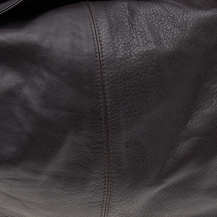 مملوكة مسبقًا Furla Dark Brown Leather Elisabeth Hobo