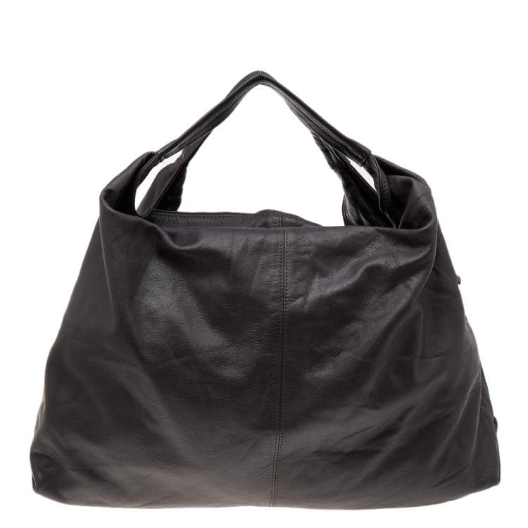 مملوكة مسبقًا Furla Dark Brown Leather Elisabeth Hobo