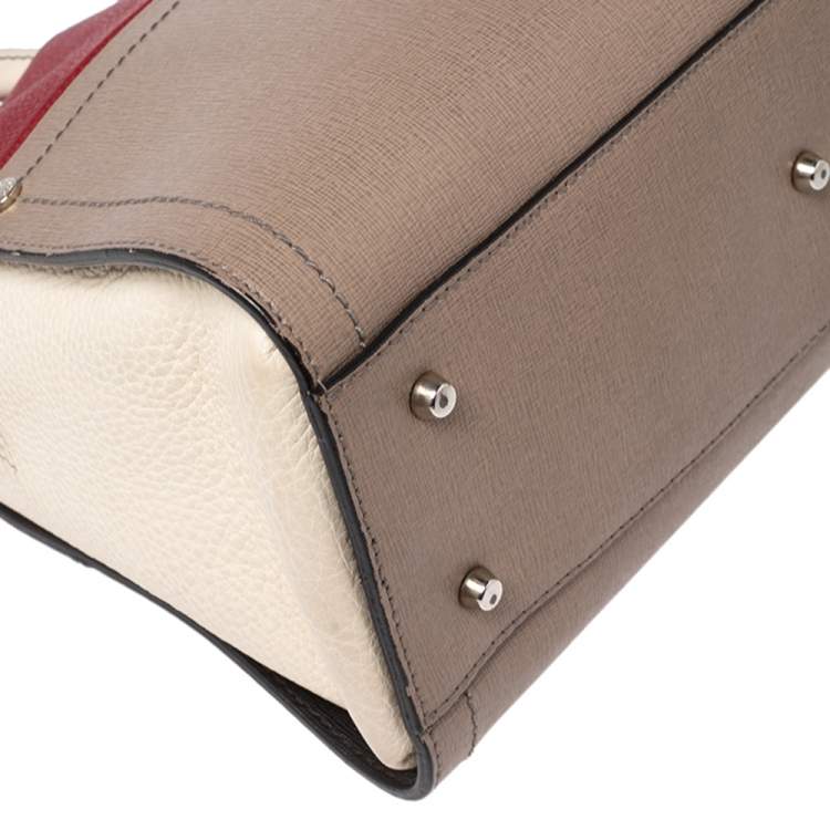 مملوكة مسبقًا Furla Multicolor Leather Polaris Dome Satchel