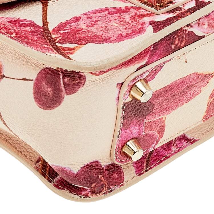 مملوكة مسبقًا Furla Rose Pink Leather Mini Metropolis Chain Shoulder Bag