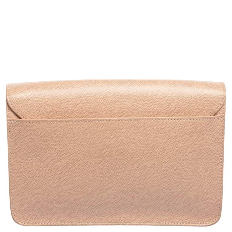 Pre Owned Furla Moonstone Leather Small Metropolis Crossbody Bag
