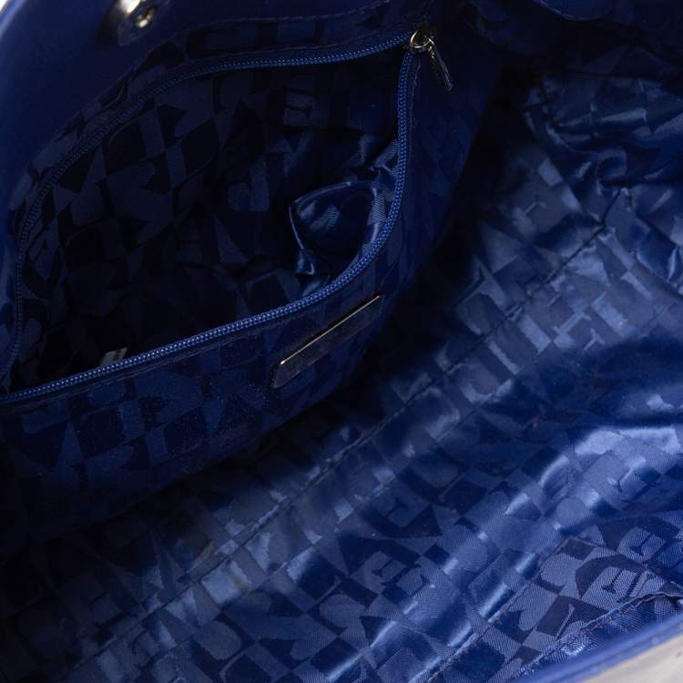 Pre Owned Furla Blue Leather Tote