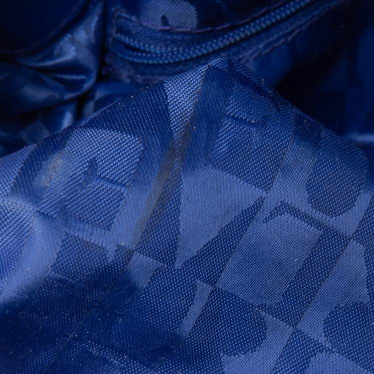 Pre Owned Furla Blue Leather Tote