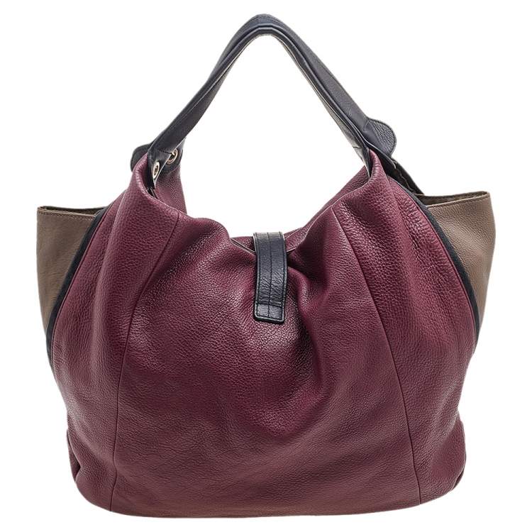 Pre Owned Furla Multicolor Leather Hobo