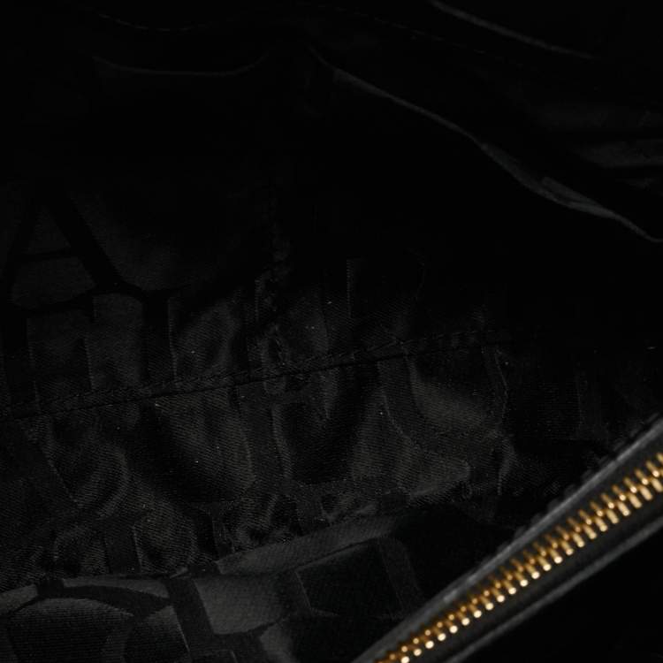 Pre Owned Furla Black Leather Small Capriccio Tote