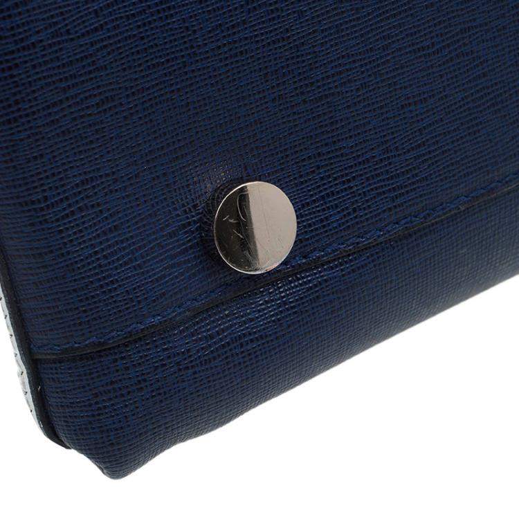 Pre Owned Furla Tri Color Leather Patty Tote