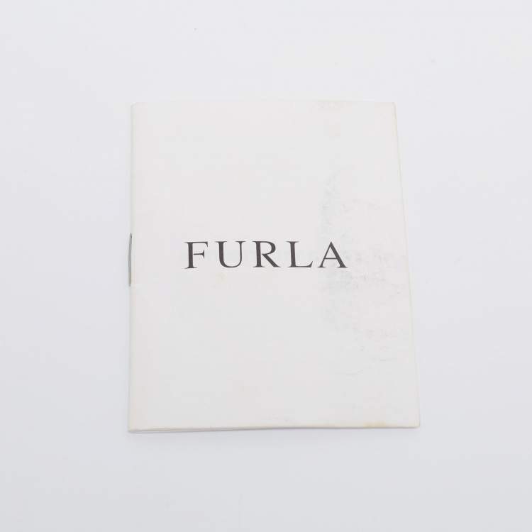 Pre Owned Furla Rust Orange Leather Carmen Satchel