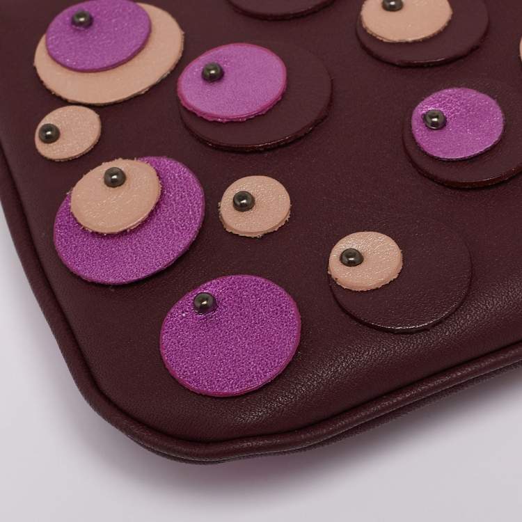 Pre Owned Furla Multicolor Leather Pochette