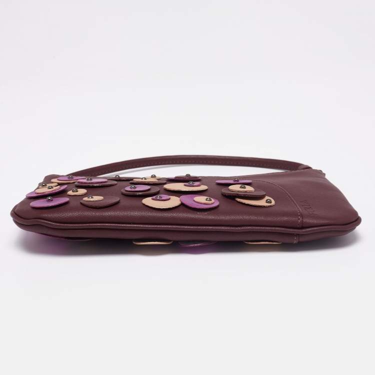 Pre Owned Furla Multicolor Leather Pochette