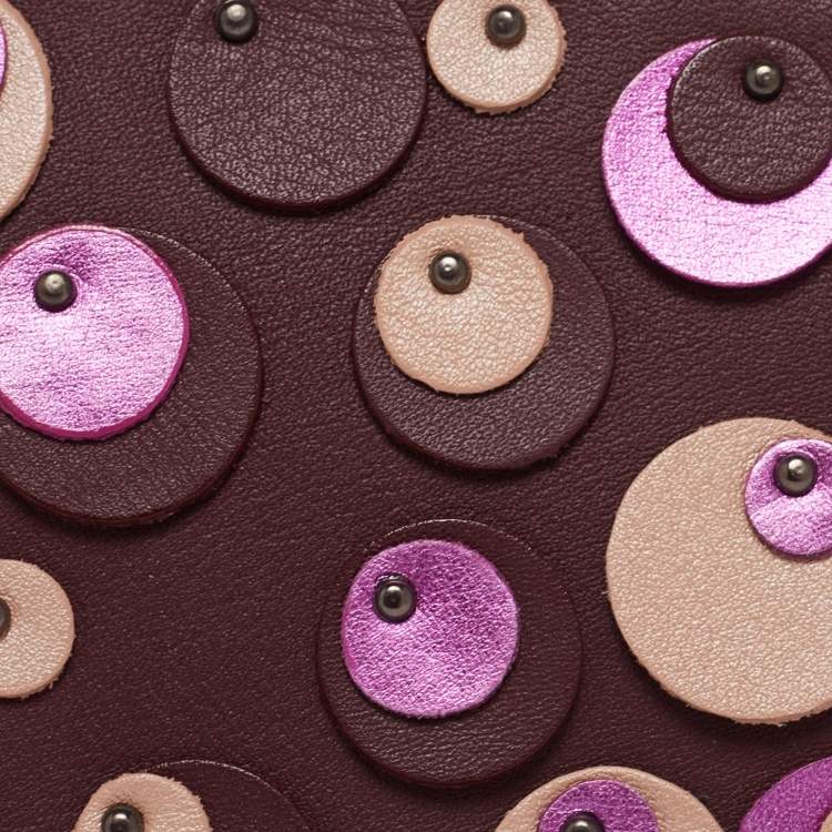 Pre Owned Furla Multicolor Leather Pochette