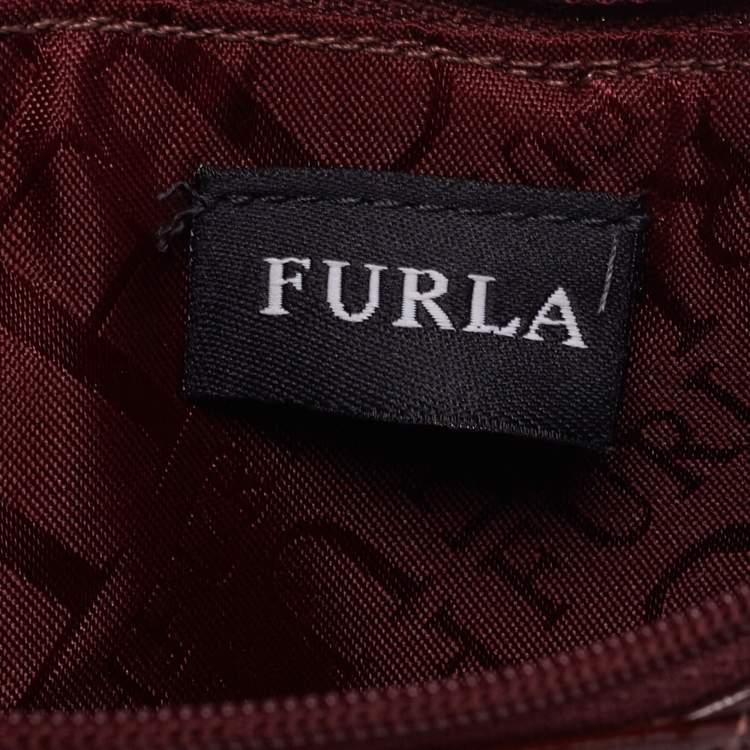 Pre Owned Furla Multicolor Leather Pochette