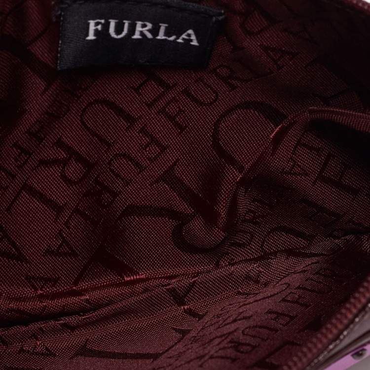 Pre Owned Furla Multicolor Leather Pochette