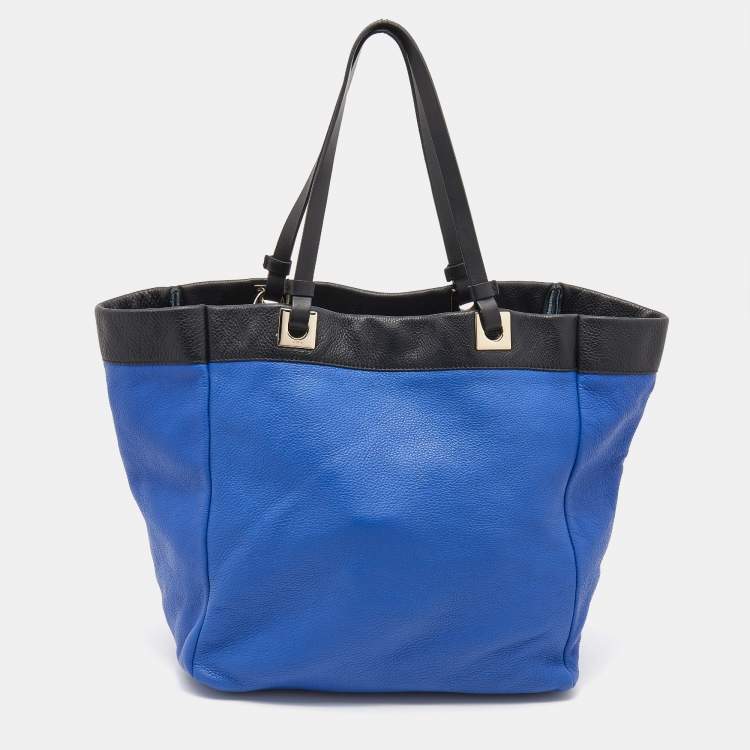 Pre Owned Furla Multicolor Leather Tribe Reversible Shopper Tote