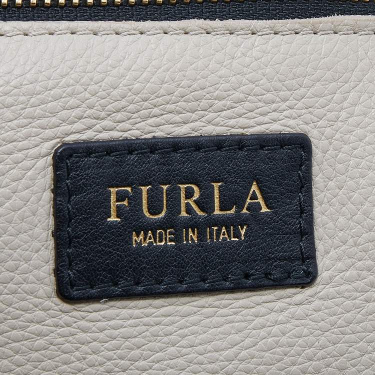 Pre Owned Furla Multicolor Leather Tribe Reversible Shopper Tote