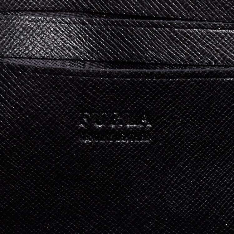 Pre Owned Furla Black Leather Wallet On Chain