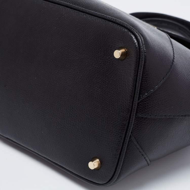 Pre Owned Furla Black Leather Kelis Tote