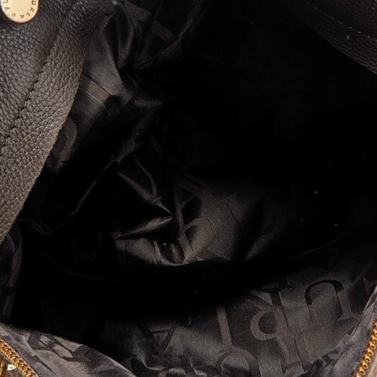 Pre Owned Furla Tricolor Leather Piper Top Handle Bag