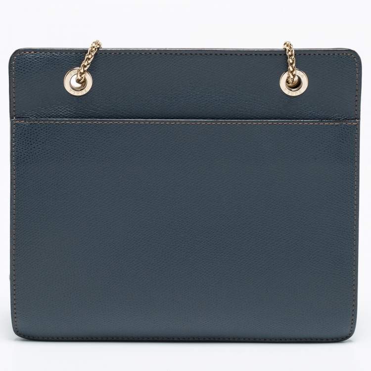 Pre Owned Furla Black Leather Small Crossbody Bag