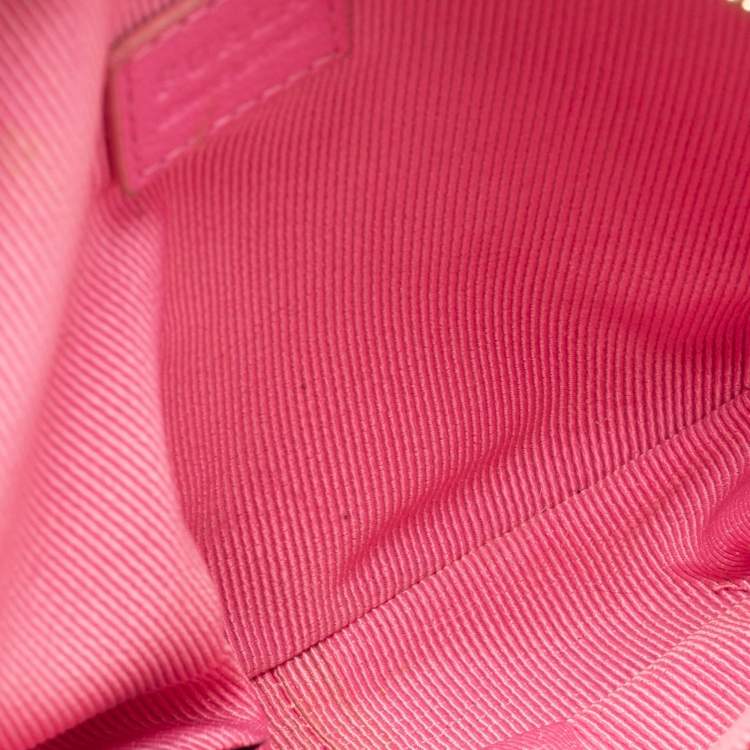 مملوكة مسبقًا Furla Pink Leather Teddy Face Crossbody Bag