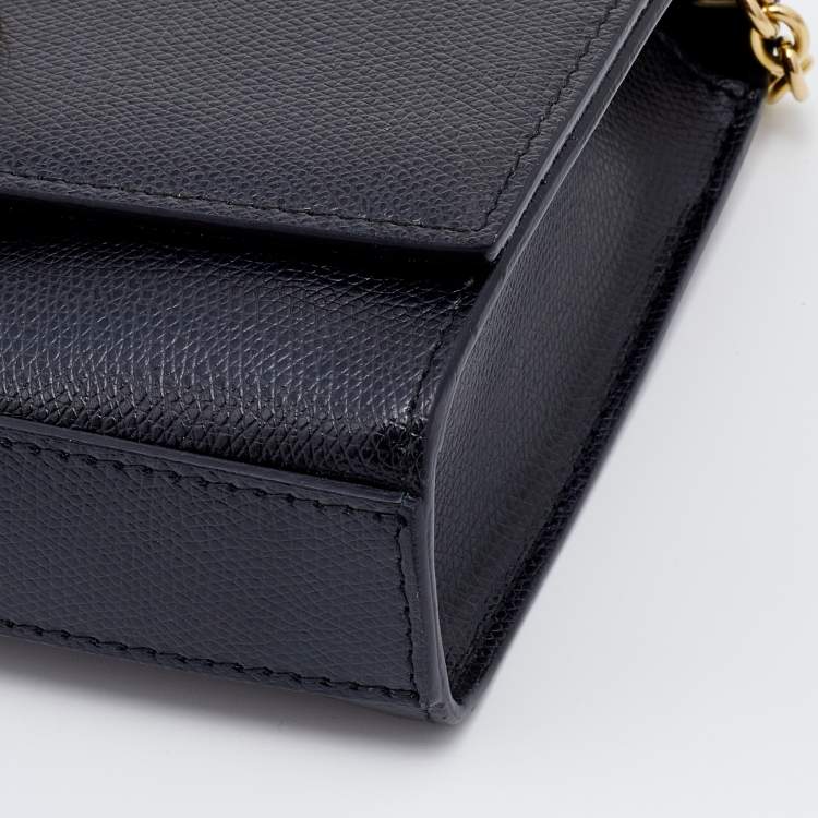 Pre Owned Furla Black Leather Mini 1927 Nero Crossbody Bag