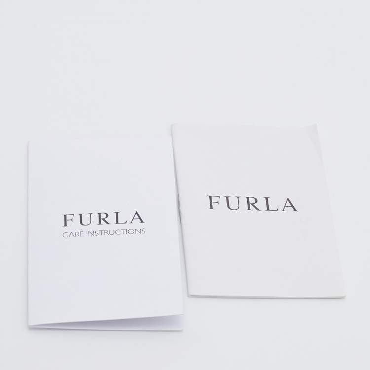 Pre Owned Furla White Leather Tote