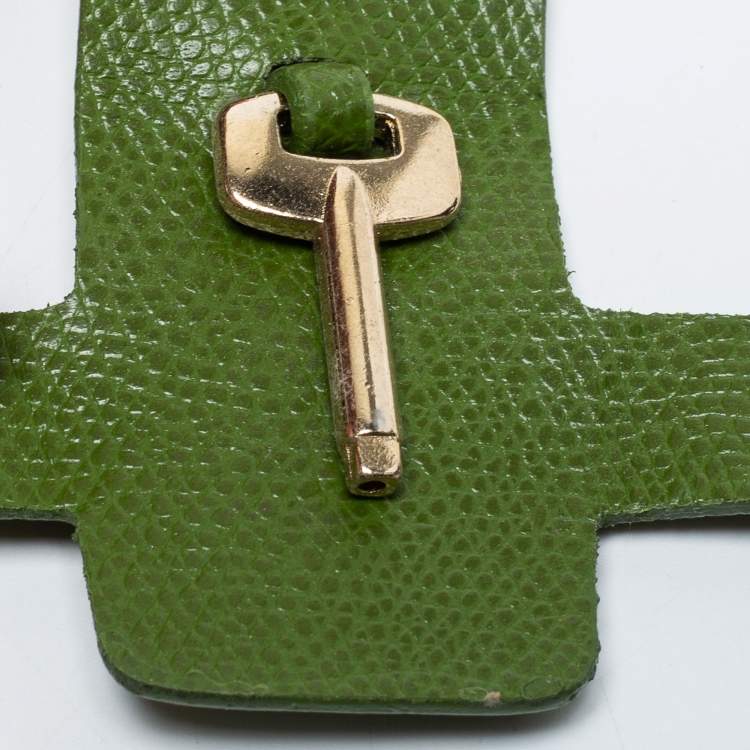 Pre Owned Furla Olive Green Leather Small Metropolis Crossbody Bag
