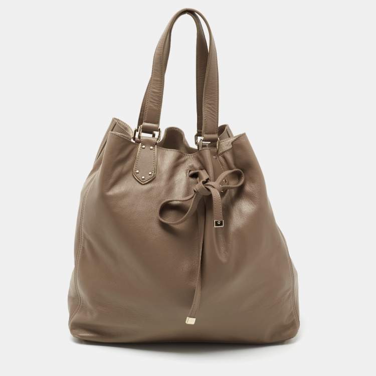 Pre Owned Furla Brown Leather Tote