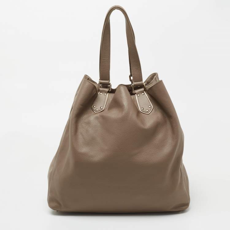 Pre Owned Furla Brown Leather Tote
