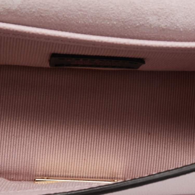 Pre Owned Furla Pink Leather Mimi Shoulder Bag