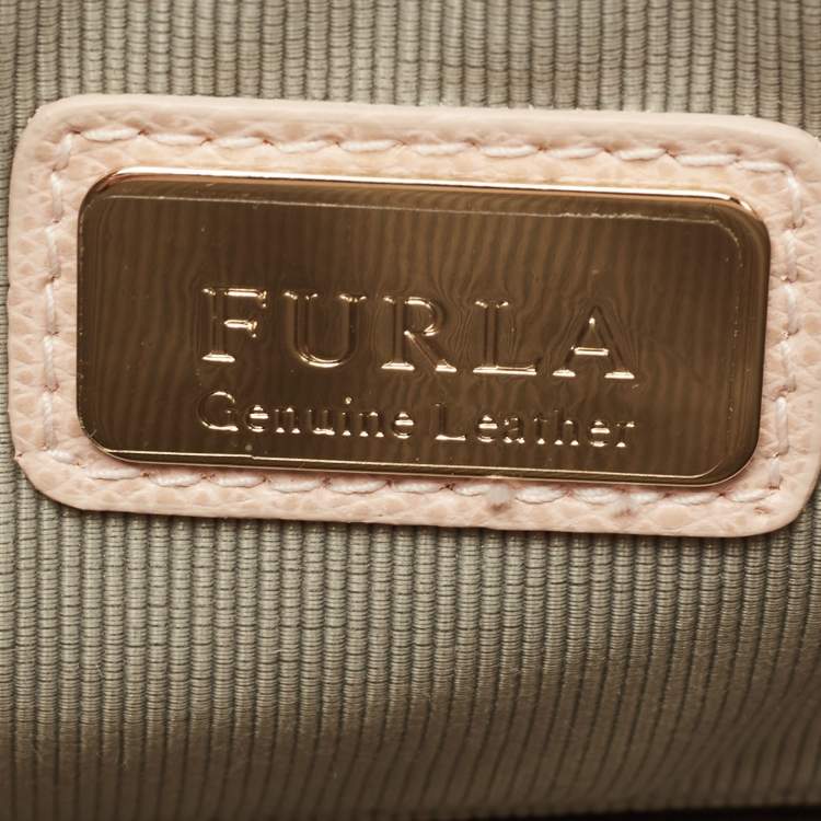 مملوكة مسبقًا Furla Blush Pink Leather Mini Metropolis Crossbody Bag