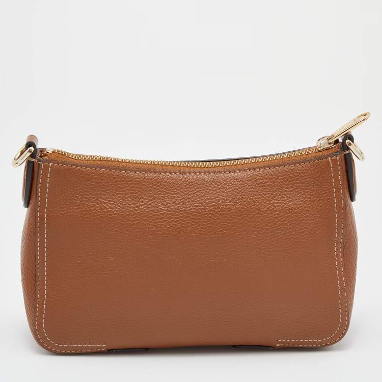 Pre Owned Furla Brown Leather Atena Shoulder Bag