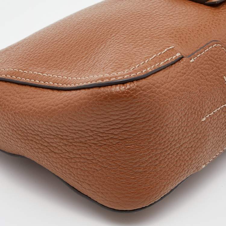 Pre Owned Furla Brown Leather Atena Shoulder Bag