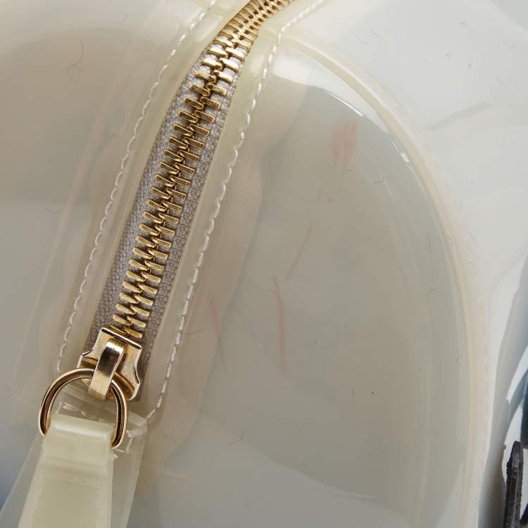 Pre Owned Furla Multicolor Rubber Embellished Candy Satchel