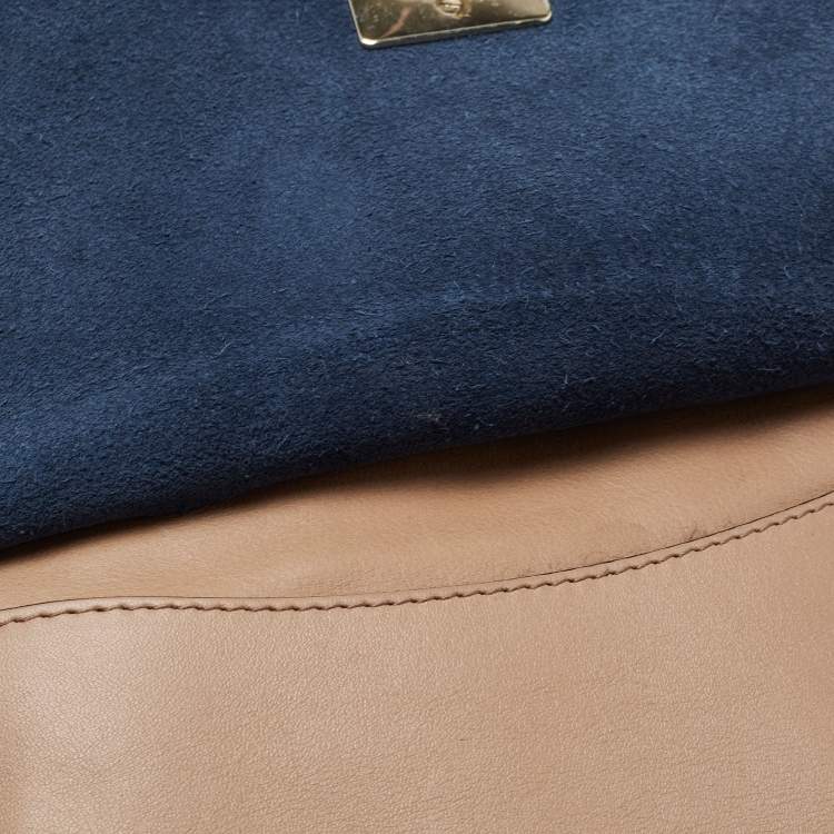 Pre Owned Furla Multicolor Leather Divina Dome Satchel