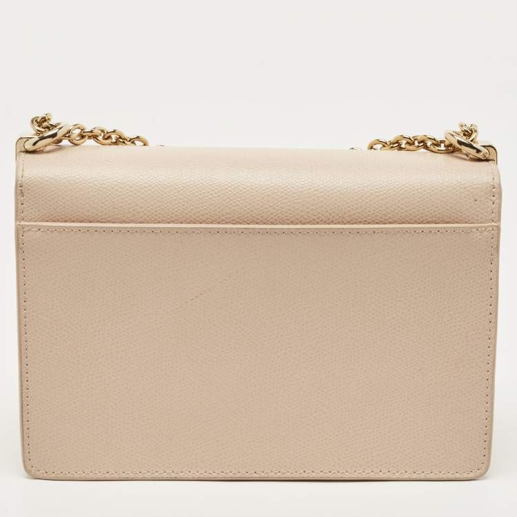 Pre Owned Furla Beige Leather Metropolis Shoulder Bag