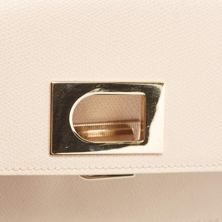 Pre Owned Furla Beige Leather Metropolis Shoulder Bag