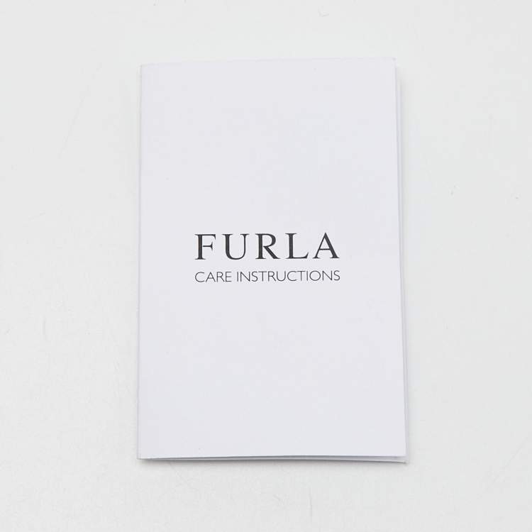 Pre Owned Furla Black Leather Linda Tote