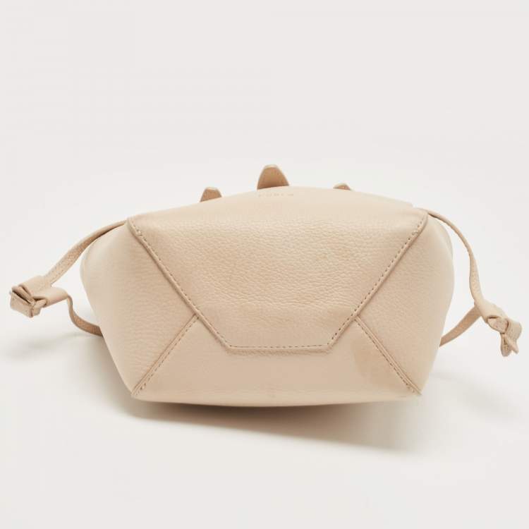 Pre Owned Furla Net Leather Mini Tote